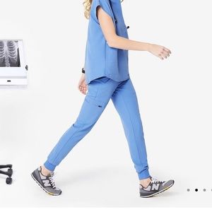 Ceil Blue Zamora Jogger Scrub Pants